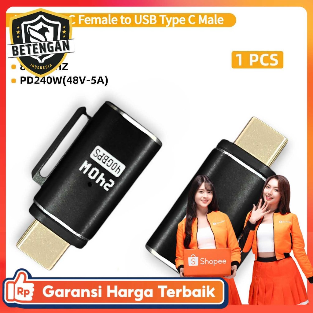 อะแดปเตอร์แม่เหล็ก Anera OTG USB Type C 4.0 N52 8K 60Hz 40Gbps 240W - A1F35