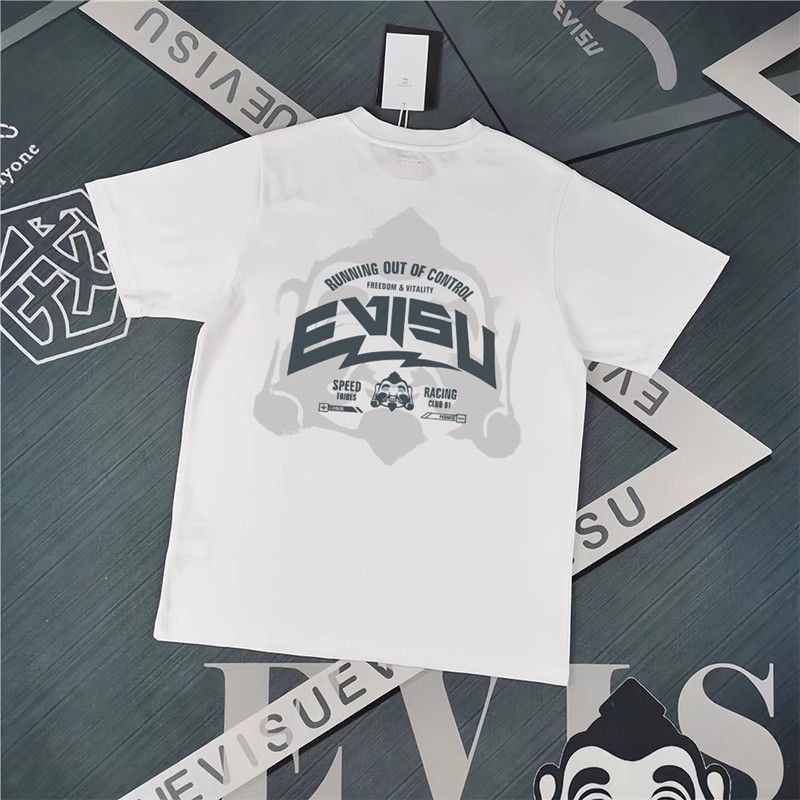 ESV ใหม่ แบรนด์ Seagull ผ้าฝ้ายอินเทรนด์ ไซส์ M เสื้อยืดแขนสั้น สบายๆ รอบคอหลวม เหมาะสำหรับทุกเพศ