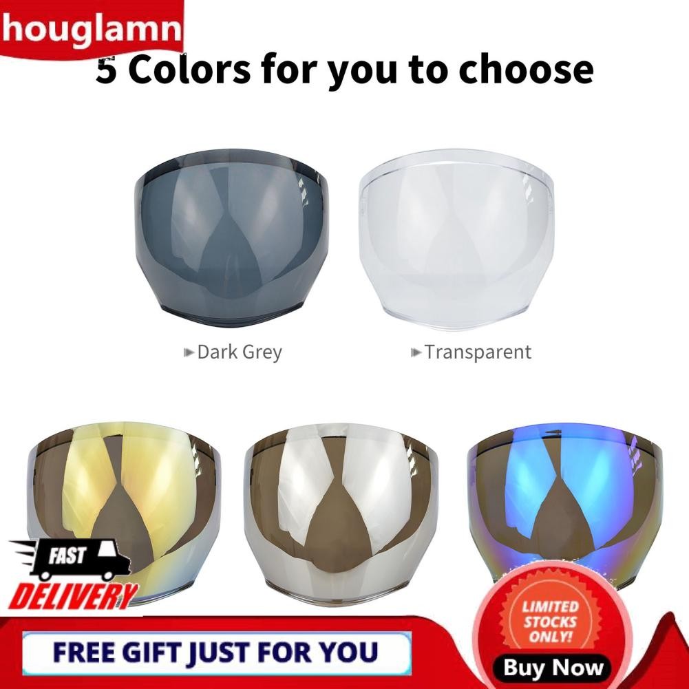 Houglamn Houglamn Helmet Visor แทน Kyt NFJ Motorcycle Wind Shield Lens