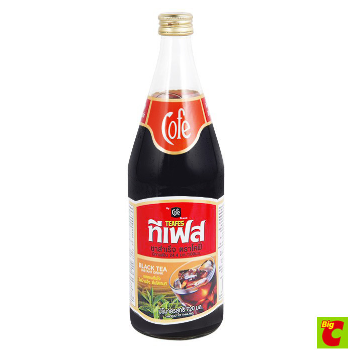 ชาดำเย็นสำเร็จรูป ทีเฟส ขนาด 720 มล.