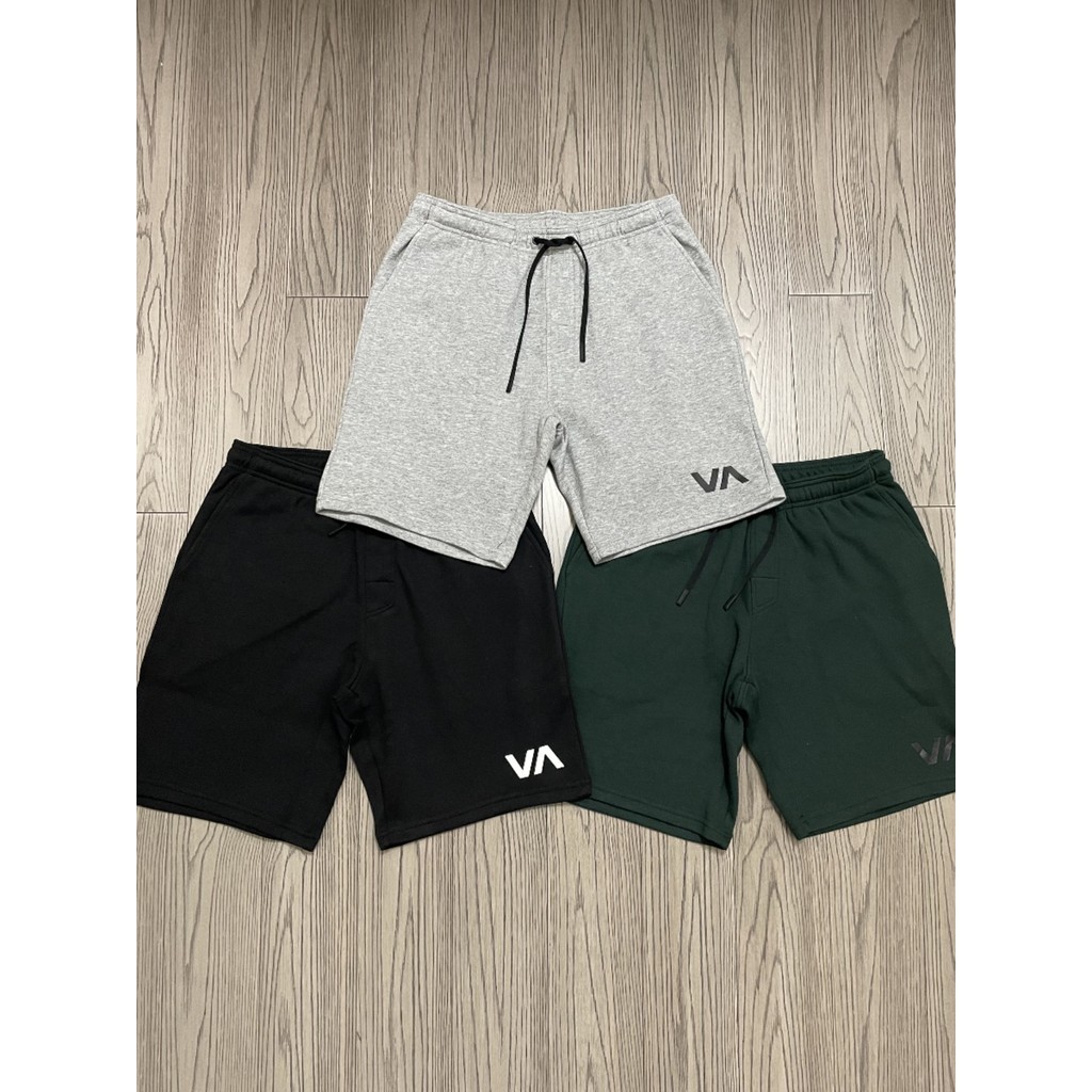 RVCA ใหม่ อาร์วีซีเอ กลางแจ้งคลื่นสเก็ตบอร์ดกีฬาระบายอากาศผ้าฝ้ายผู้ชายความสะดวกสบายสั้น1003