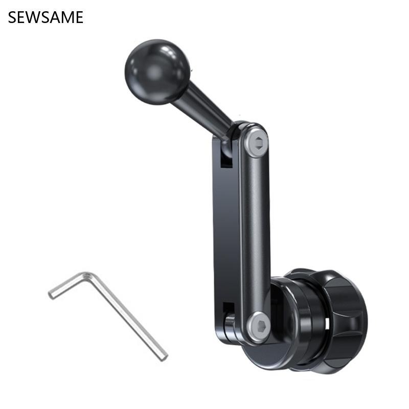 SEWSAME ก้านขยายหัวแบบปรับได้สําหรับที่วางโทรศัพท์ในรถยนต์ Dashboard Camera Mount