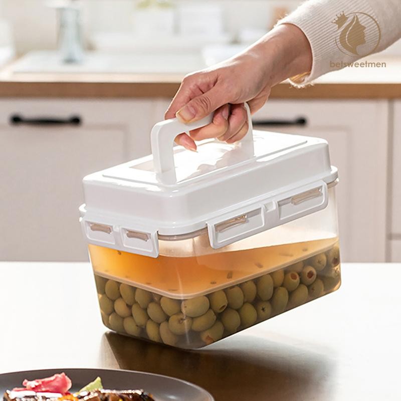 [PE] โถดอง 4/5L ภาชนะหมักดองรั่วสําหรับ Gherkin Sauerkraut กิมจิภาชนะเก็บและหมัก TH