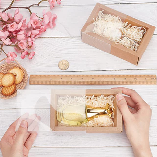 กล่องของขวัญ 10 ชิ้น กล่องลิ้นชัก กระดาษ พลาสติก สำหรับทำเอง บรรจุภัณฑ์ผลิตภัณฑ์