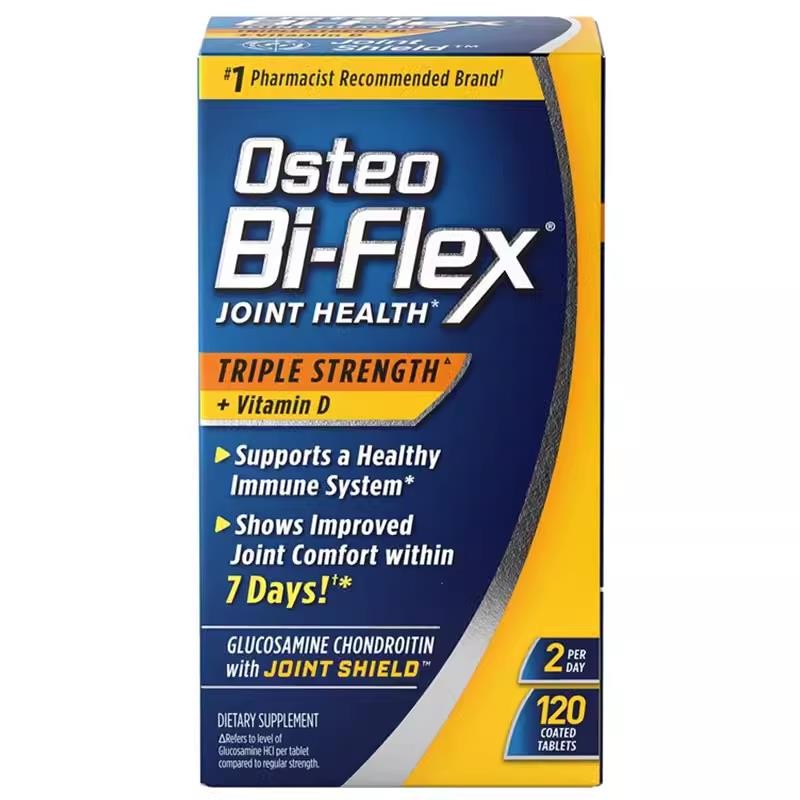 120 แคปซูล American Osteo Bi-Flex 3 ครั้งแอมโมเนียวิตามินกระดูก Strength คอลลาเจน MSM Joint Chondroi