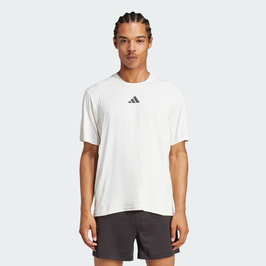 adidas Gym & Training Designed-for-Training Intensity Tee Men White JE5746