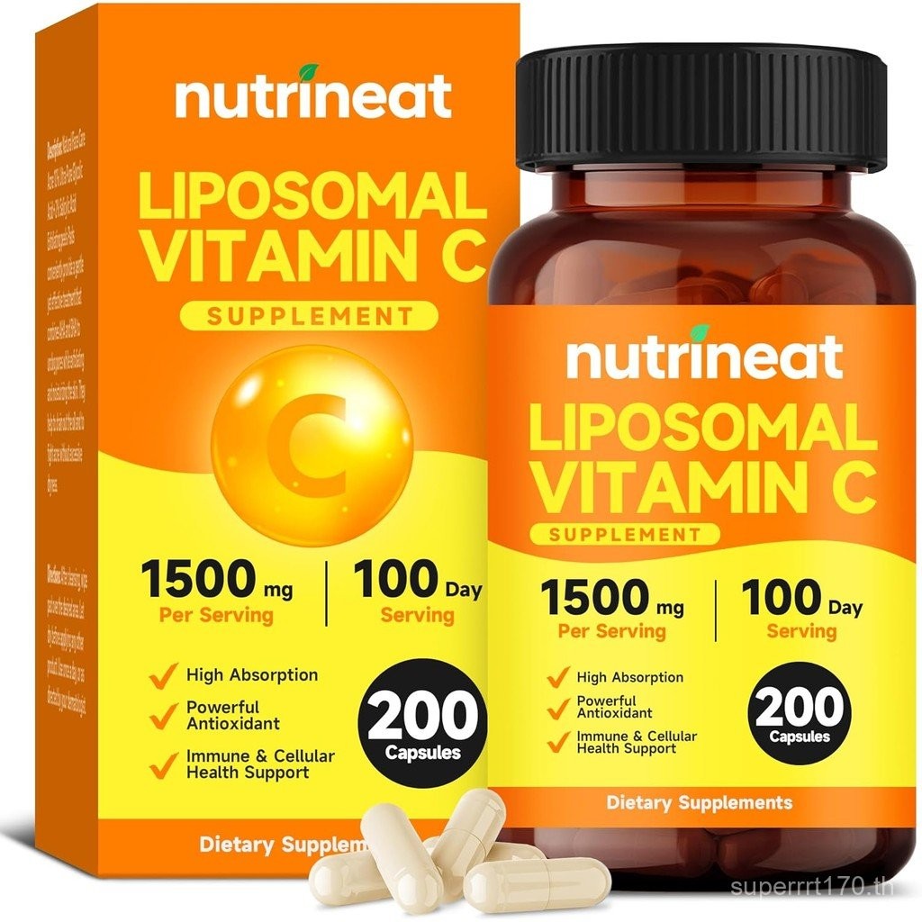 Liposomal Vitamin C 1000mg, Vitamin C Liposomal, Skin Vitamins, Advanced Fat-Soluble Vitamins C Caps