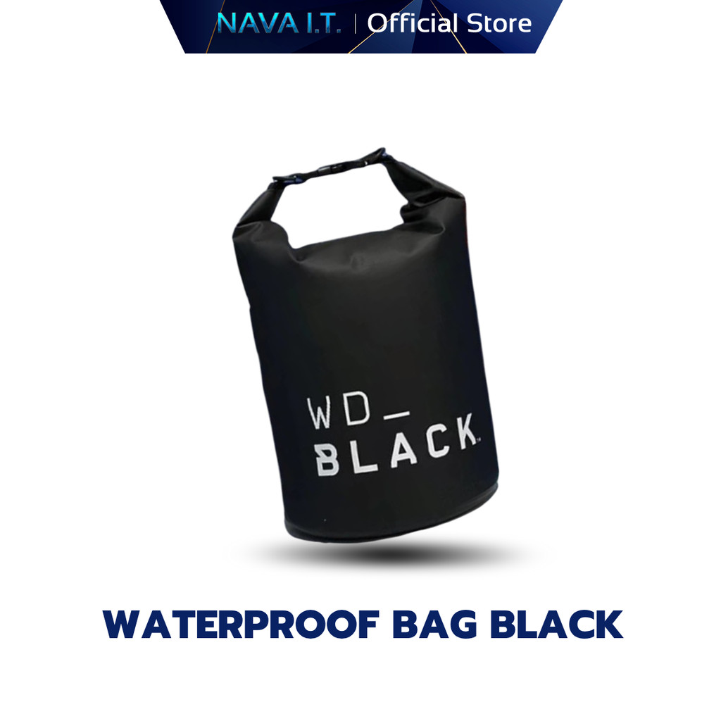 ❤️พรีเมี่ยม❤️ PREMIUM WD OCEAN WATERPROOF BAG BLACK กระเป๋ากันน้ำ 5 ลิตร