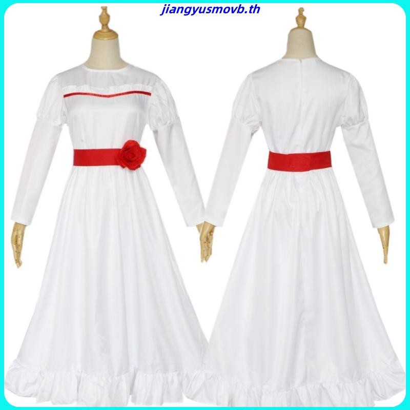 annabelle costume annabelle cosplay แอนนาเบลแต่งตัว แอนนาเบลคอสเพลย์ แอนนาเบลเด็กฮาโลวีนแต่งตัวตุ๊กต