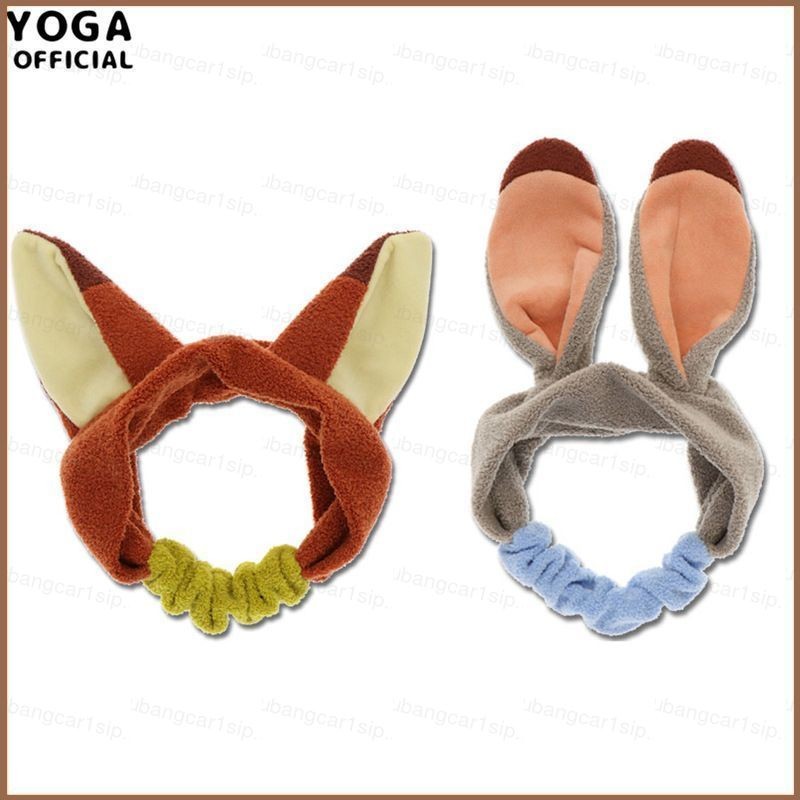 YS1 Judy Nick น่ารัก fox plush Hair Band สาวญี่ปุ่นการ์ตูนแต่งหน้าผม tie park photo head Band SY1