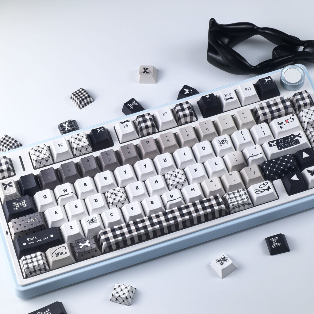 Out Of Control Keycaps 130 คีย์โปรไฟล์เชอร์รี่ PBT ส่วนบุคคล Dye Sublimation Mechanical Keycaps Woot