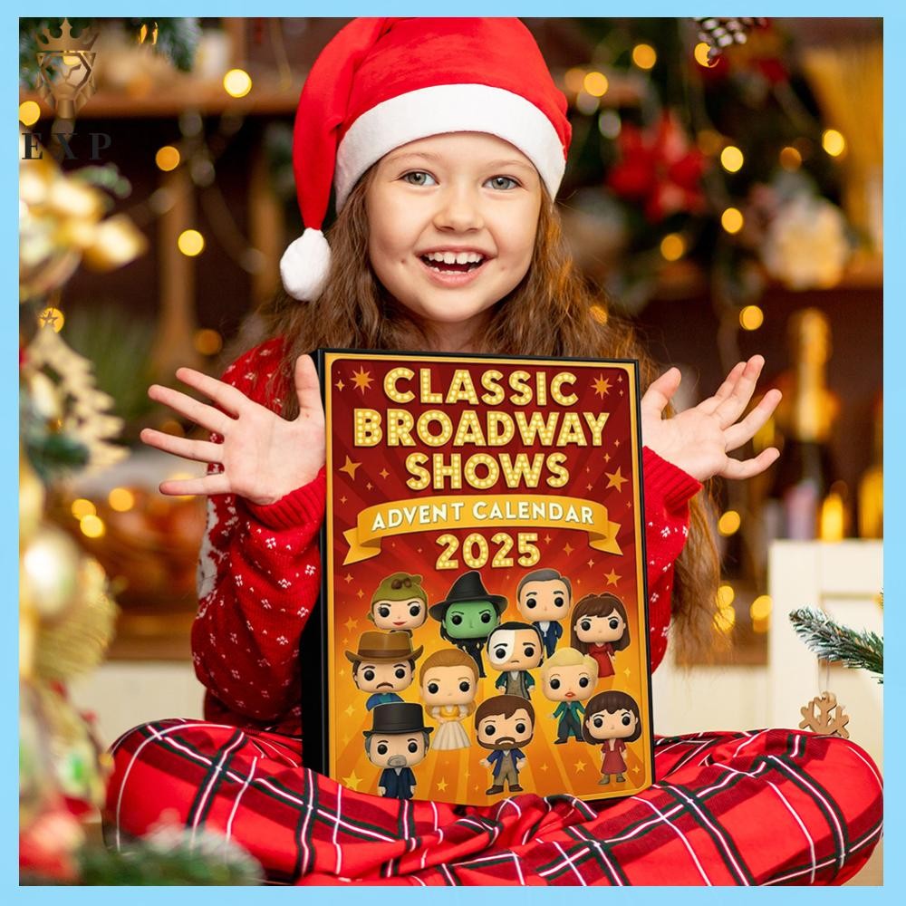 [explosion1.th] 2025 Classic Broadway Shows Advent Calendar with Iconic Musical Character Collectibl