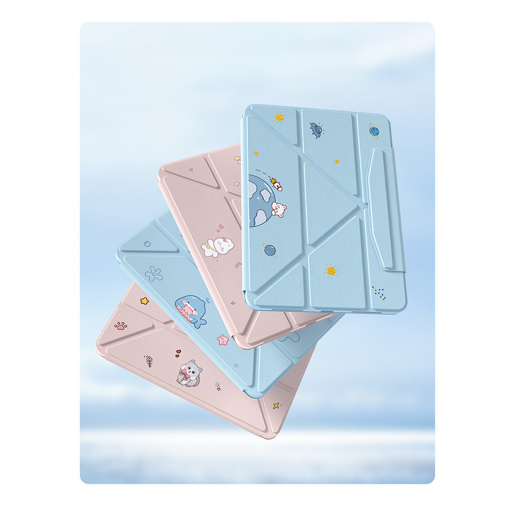 ลด Y% เข้ากันได้กับ Xiaomi Tablet pad8 เคสป้องกัน 7spro12.5 เคสป้องกันแบบบางสัตว์น่ารัก 6SPro/7P