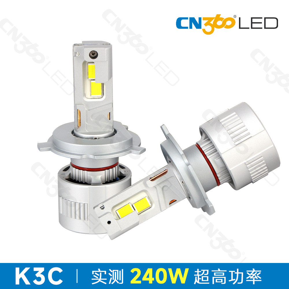 Cn360 K3C รุ่นวัด 240W High Power Highlight ไฟหน้ารถ LED900490059006H4H7H11