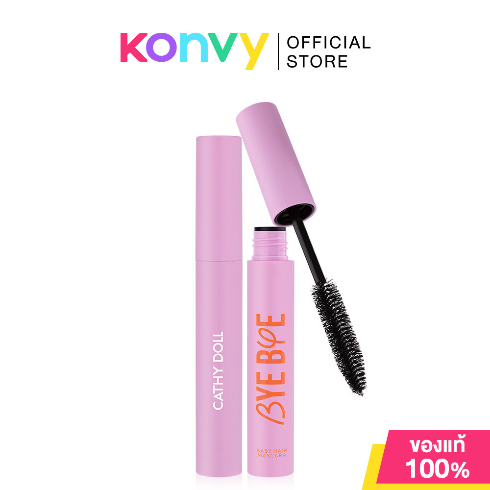 Cathy Doll Bye Bye Baby Hair Mascara 8g #มาสคาร่าเก็บลูกผม เคที่ ดอลล์ เนื้อเจลใส แห้งไว ไม่เหนอะหนะ.