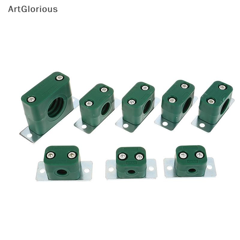 Art 2PCS 6/9.5/12.7/19/20/1.3/25/32 มม.เส้นผ่านศูนย์กลาง Bolted คลิปพลาสติก Clamp Tube Fastener Asso