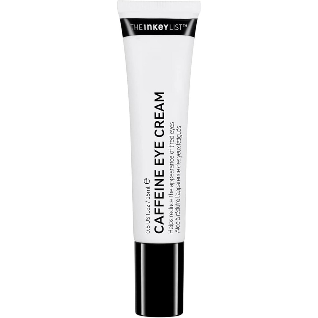 The INKEY List Caffeine Eye Cream 15ml, ปรับปรุงความหมองคล้ํา, เพิ่มความสว่างใต้ตา, ปราศจากน้ําหอม, 