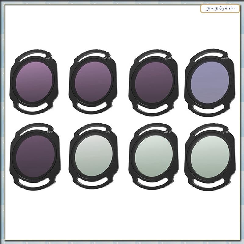 [ZBM] ชุดกรองสําหรับO4 Air Unit Pro 8PCSกล้องเลนส์กรองสําหรับDJI O4 Air Unit Pro/Avata2