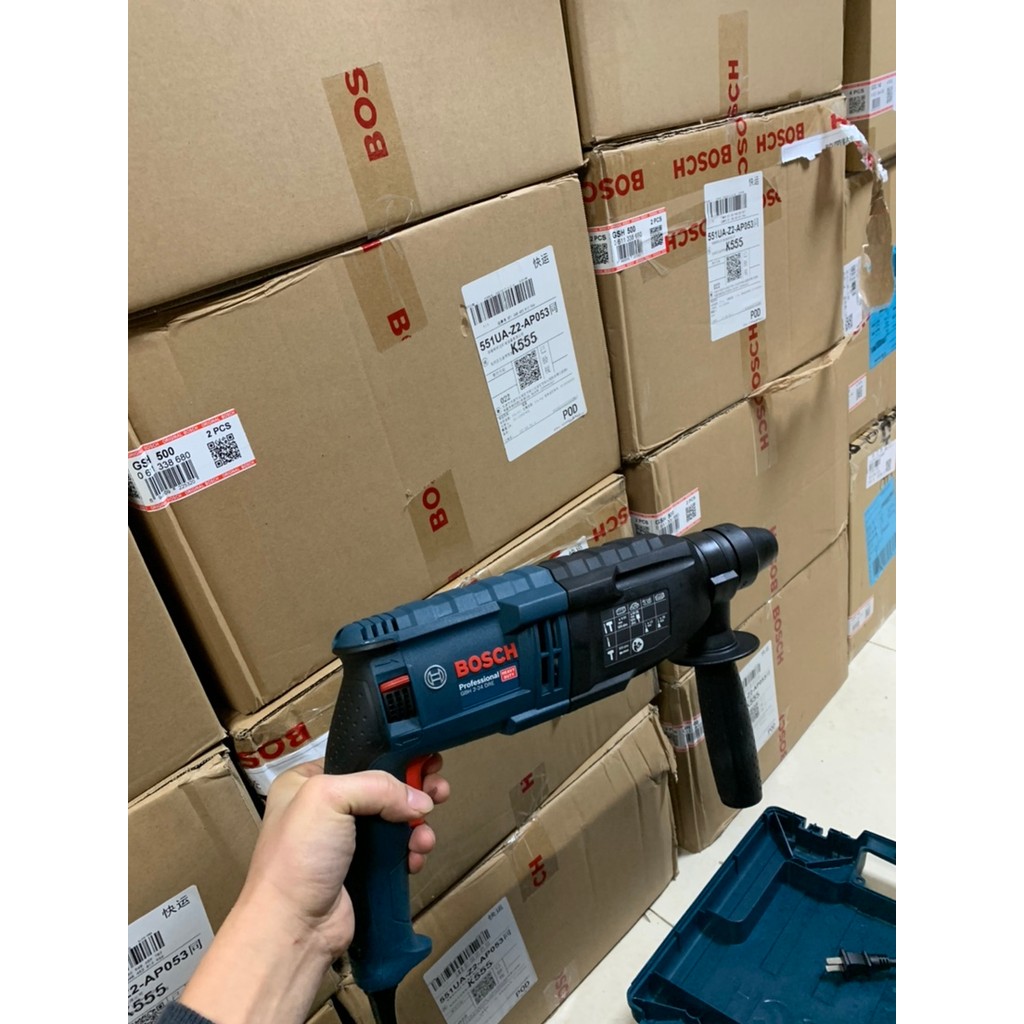 เยอรมันต้นฉบับของแท้ Bosch ค้อนไฟฟ้าไฟฟ้าเลือกสว่านไฟฟ้าสว่านค้อนสามฟังก์ชั่น GBH2-24DRE GBH220