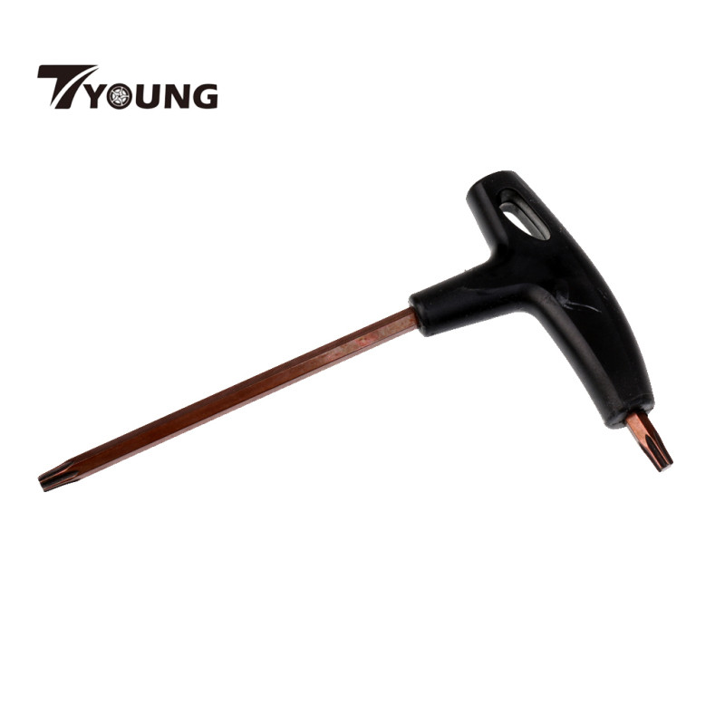 ชุดประแจ T25 Torx Star กับ T-Grip สำหรับการซ่อมจักรยาน