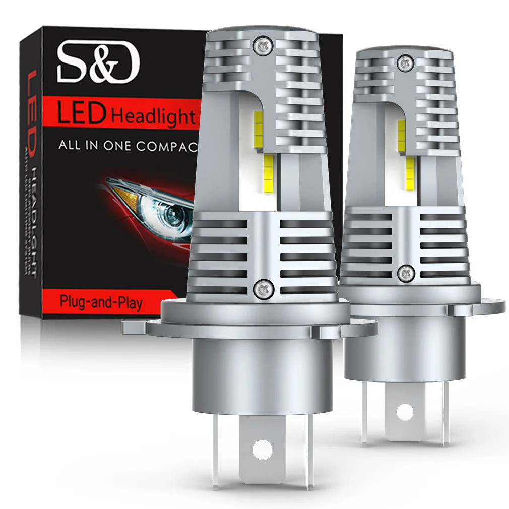 44W H4 Led Canbus หลอดไฟรถจักรยานยนต์สูงต่ํา Beam Light Moto CSP H4 LED รถจักรยานยนต์ไฟหน้า 4000LM ไ