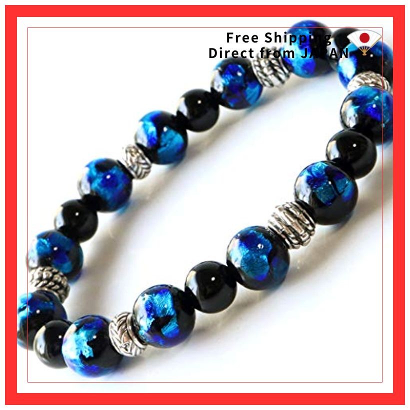 [GOLD STONE] Natural Stone Power Stone Bracelet Hotaru Glass Onyx Accessory