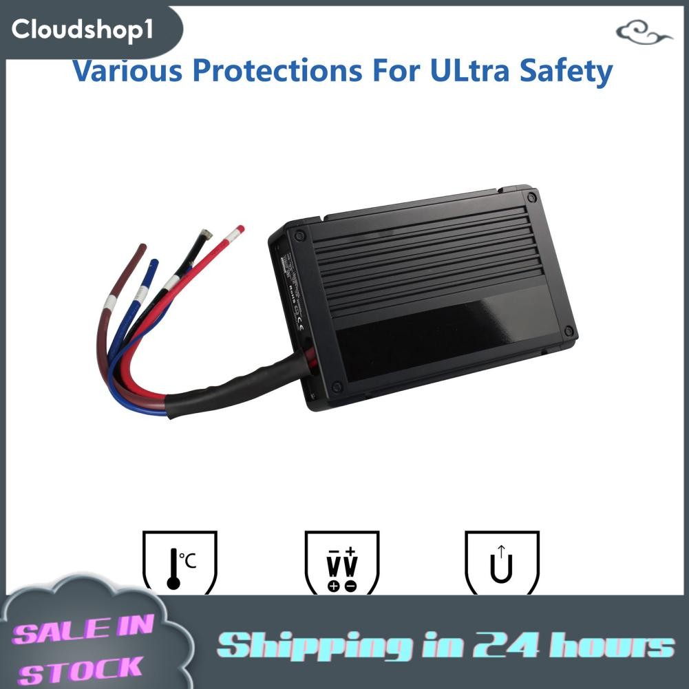 Cloudshop1 Cloudshop1 12V 40A DC TO On-Board เครื่องชาร์จแบตเตอรี่ IP65 กันน้ำหลายป้องกันพร้อม MPPT 
