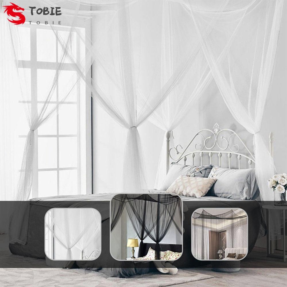 TOBIE Bed Canopy Simple ทนทานตาข่าย King Size Canopy เครื่องนอน