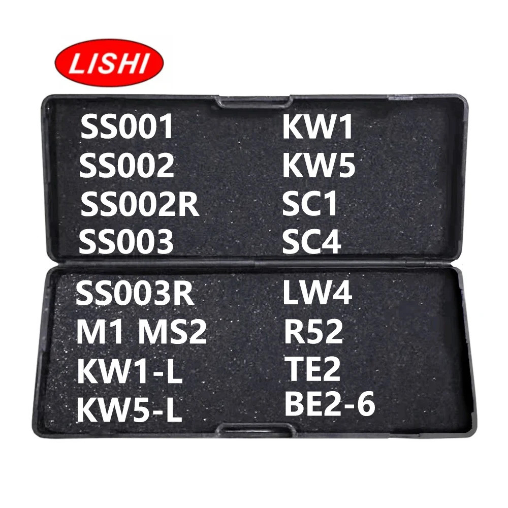 LiShi 2 in 1 SS001 SS002 SS003 KW1 KW5 SC1 SC4 R52 M1MS2 TE2 BE2-6 LW4 R52L SS002R เครื่องมือช่างกุญ