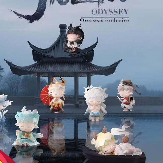 MIMI JIUZHOU ODYSSEY กล่องตาบอด สไตล์ที่เลือกได้ น่ารักตุ๊กตา ของเล่น