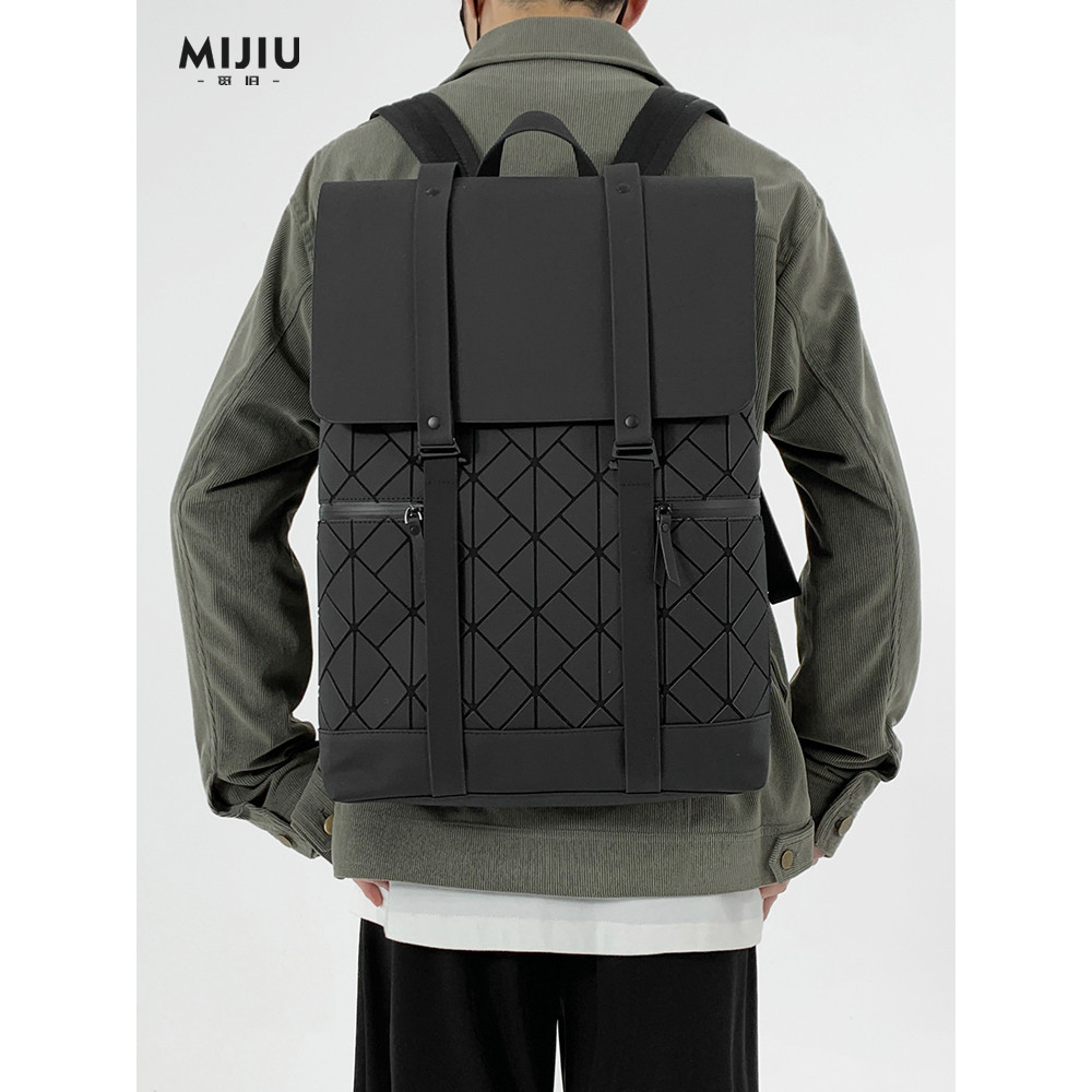 Seeking Old Street Wear Casual Backpack Men Large Capacity Business Commuter Computer Bag Men Busine