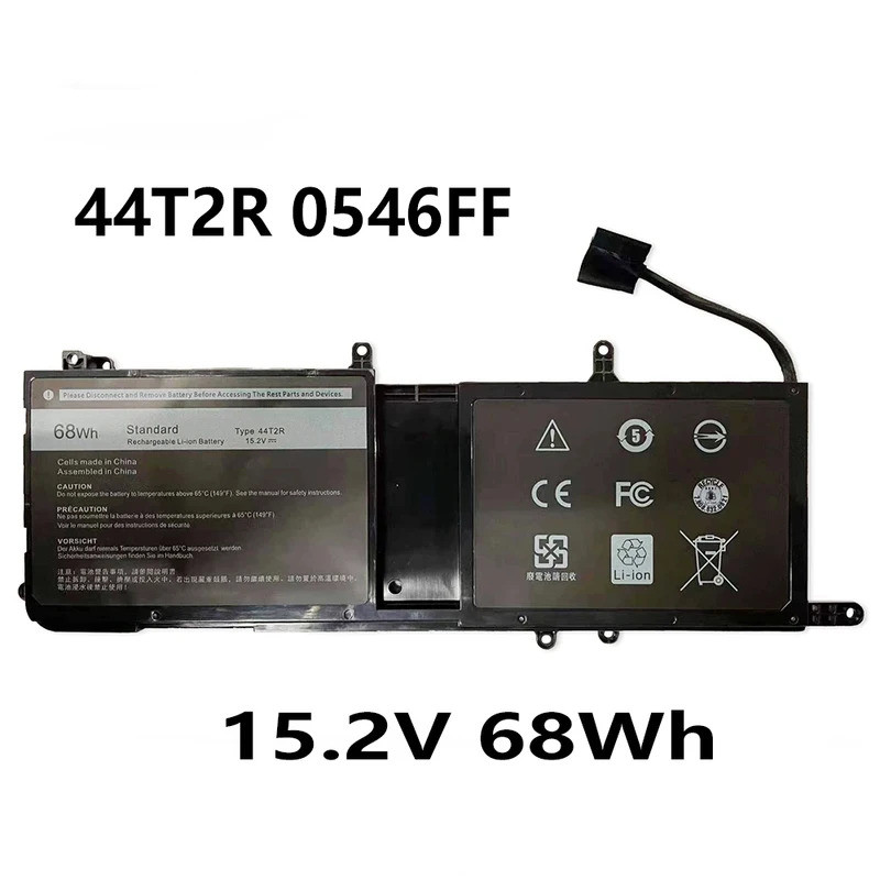 44T2R 056FF 9NJM1 15.2V 68Wh แบตเตอรี่แล็ปท็อปสําหรับ Dell Alienware 15 R3 R4 17 R4 R5 ALW17C-D1748 