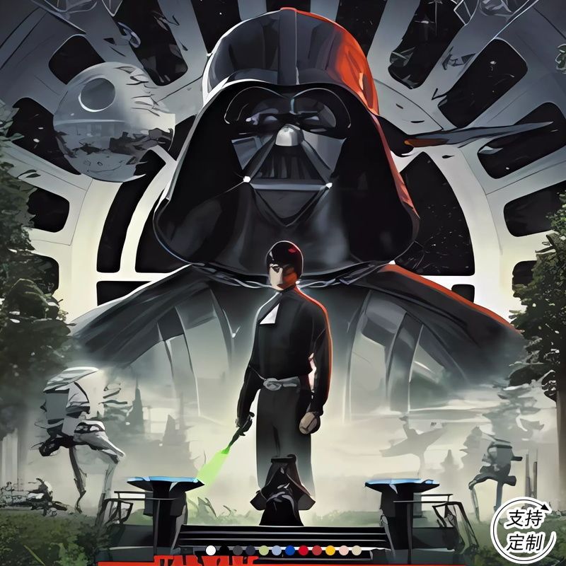 STAR WARS STAR WARS เสื้อยืด STAR WARS ชุดฤดูร้อนแขนสั้น Darth Vader Force Lightsaber เสื้อผ้าครึ่งแ