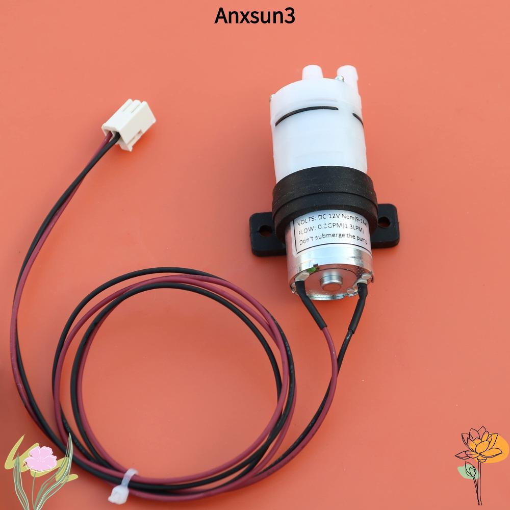 ANXSUN3 Self Priming, Fresh Water Food Grade Water Transfer Pump, Water Dispenser 1.3LPM Mini DC 12V Pump Ice Maker