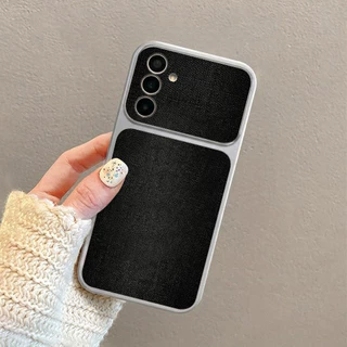 COD เคสนิ่มลายหนังแกะสีพื้น For Samsung A17 A07 A27 A37 A53 A35 A15 A26 A36 A06 A16 A24 A34 A25 A53 S23 S25 S26 S24Ultra