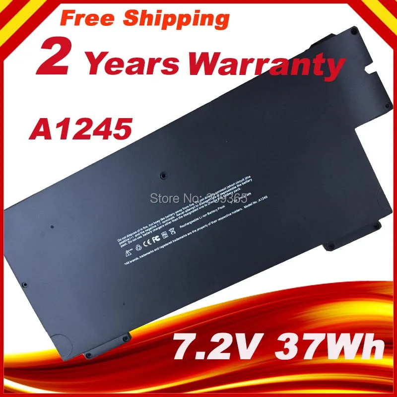 SeagullStar ใหม่ A1245 A1304 แบตเตอรี่สําหรับ Apple MacBook Air 13 "A1237 A1304 MB003 MC233LL/A MC23