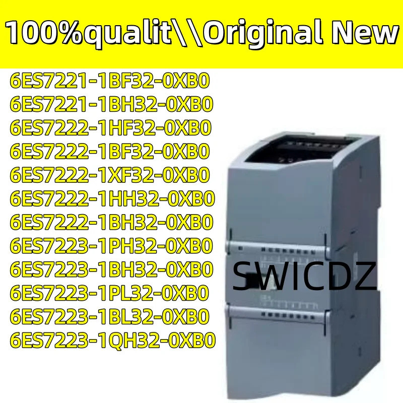 100% ใหม่ 6ES7223-1BH32-0XB0 6ES7223-1BH32-0XB0 6ES7223-1PL32-0XB0 6ES7221 1PH32 1LB32 1BF32 1BH32 1