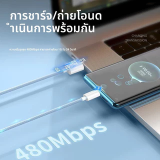 สายชาร์จเร็ว typec 80W 30นาที ชาร์จได้ 80% ปีใช้ได้กับ OPPO Find X9 Find N6 สายชาร์จ ไม่ทำลายเครื่อง