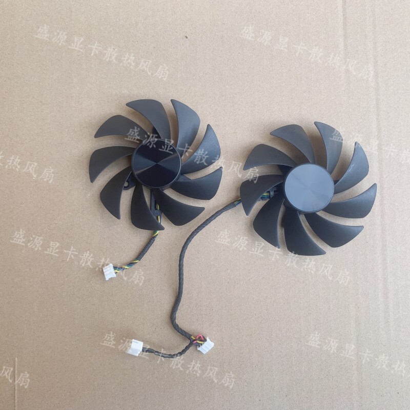 Lenovo/Lenovo RTX4060TI 4070 4070S RX6600LE RX7600 พัดลมระบายความร้อนการ์ดกราฟิก