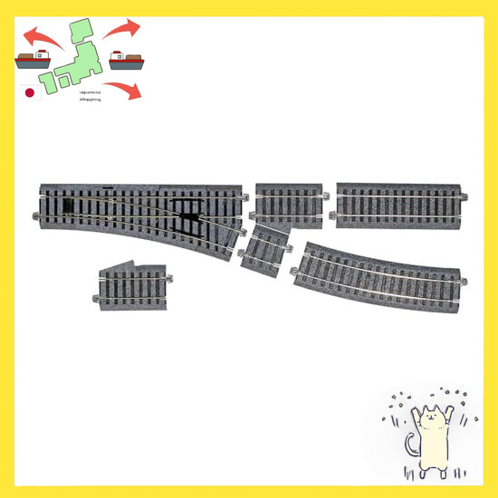 [Japanese Version] KATO HO Gauge Manual Turnout R550 (Right) 2-853 Model Train Accessories