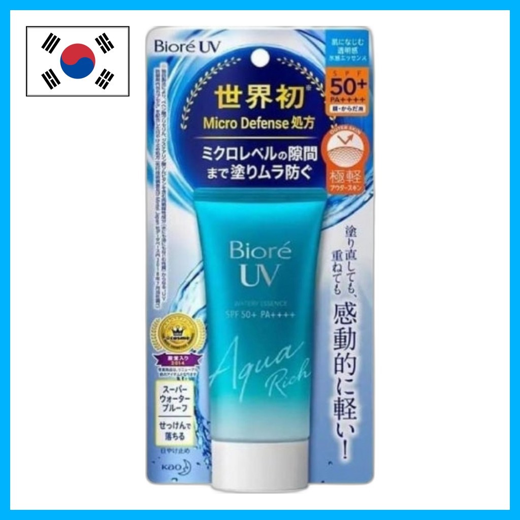 [biore] UV Aqua Rich Sunscreen, 50ml, 1pc / Korean Sunscreen SPF50 / Fast Absorption / ของแท้ 100% โ