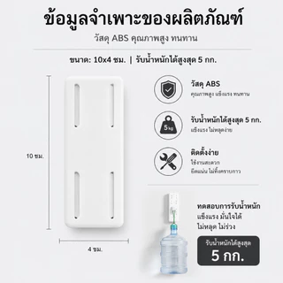 แผ่นกาวติดผนังไม่ทำลายพื้นผิว สำหรับรางปลั๊กไฟทุกยี่ห้อ รับน้ำหนักสูงสุด2กิโลกรัม เหมาะกับการจัดสายไฟในบ้าน-ออฟฟิศ