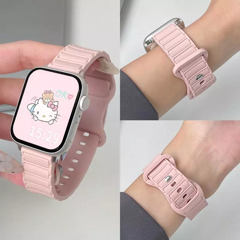 Candy สีซิลิโคนสําหรับ GOOJODOQ สมาร์ทวอท์ช FB058 FB059 FB060 สําหรับ GOOJODOQ นาฬิกา FB047 FB045 Band เปลี่ยนสายรัดข้อมืออุปกรณ์เสริม