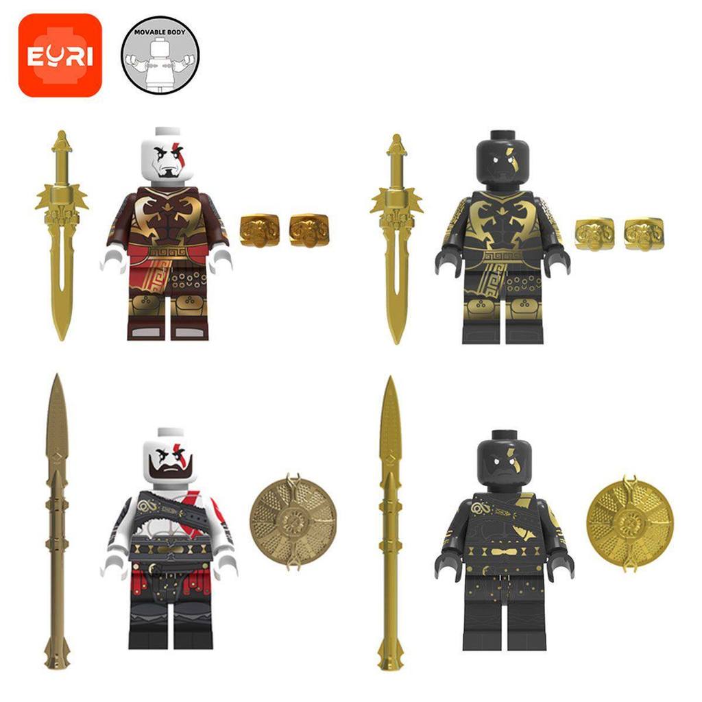 God of War Quitus เกม Chaos Blade Leviathan Axe Olympus Spear Building Block ของเล่น FT16 JEU4