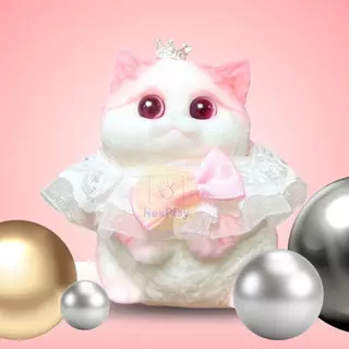 สกุชชี่แมวทาบะ Squishy สกุชชี่แมวมงกุฎสุดคิวท์ ของเล่นคลายเครียด น่ารักและนุ่มนวล ส่งในไทย