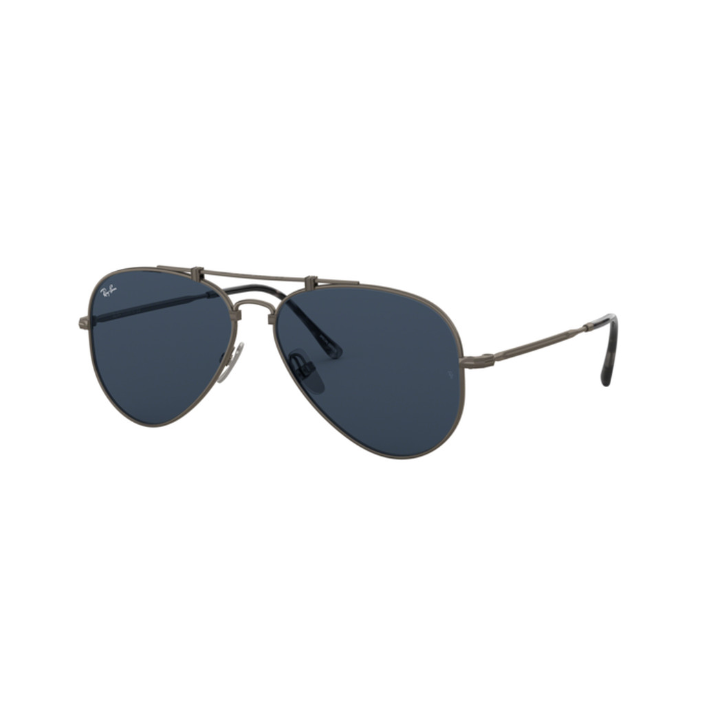 RayBan RB8125 9138T0 AVIATOR TITANIUM