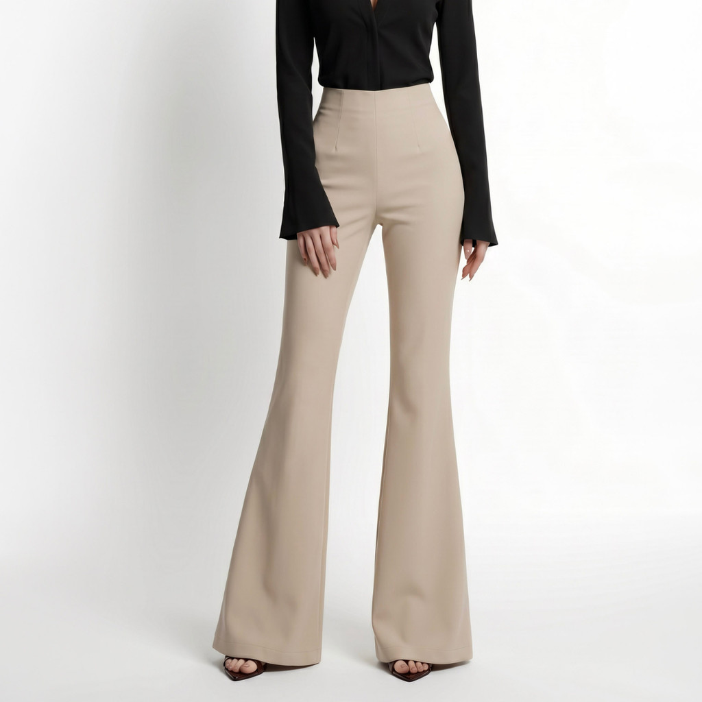 Lism P-031 Scarlett Flare Trousers กางเกงขายาว