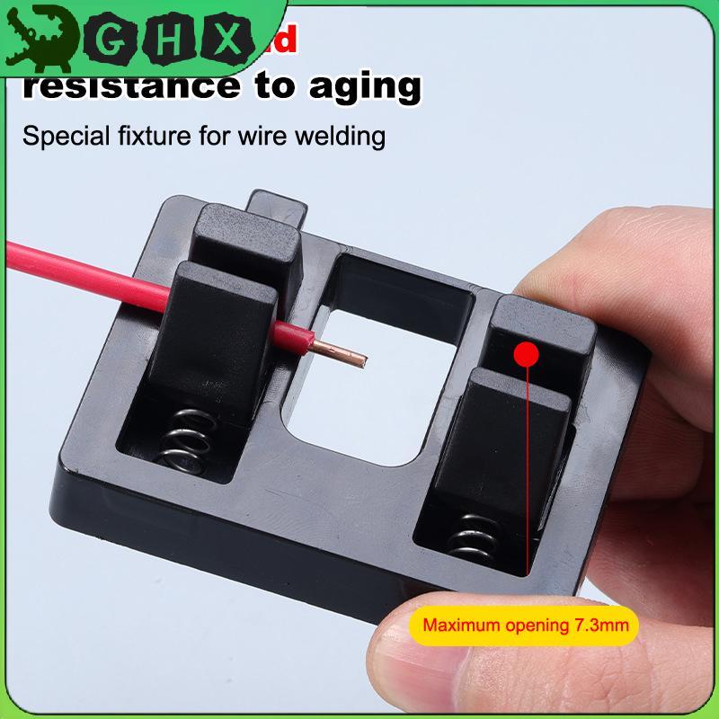 BlowGentlyWind 1 ชิ้นไฟฟ้าลวดเชื่อมติดตั้ง Holding Power Stabilizing Wire Holder Anti-Slip Dual Clamps การบัดกรีเครื่องมืออุปกรณ์เสริม BGW