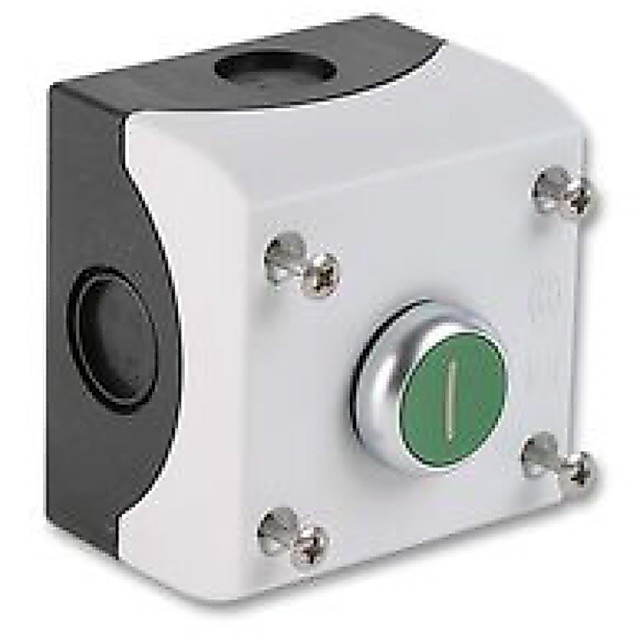 ปุ่มกดพร้อมกล่อง Box Push button “EATON” M22-D-G-X1/KC10/I1