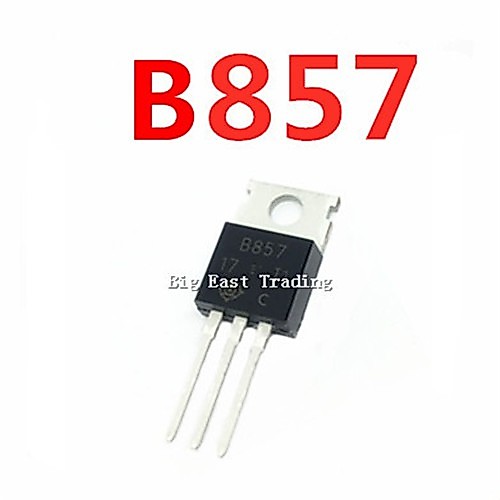 วงจรรวม b857 2sb857 4a / 70v 40w n to-220 รับประกันคุณภาพ 5 ชิ้น